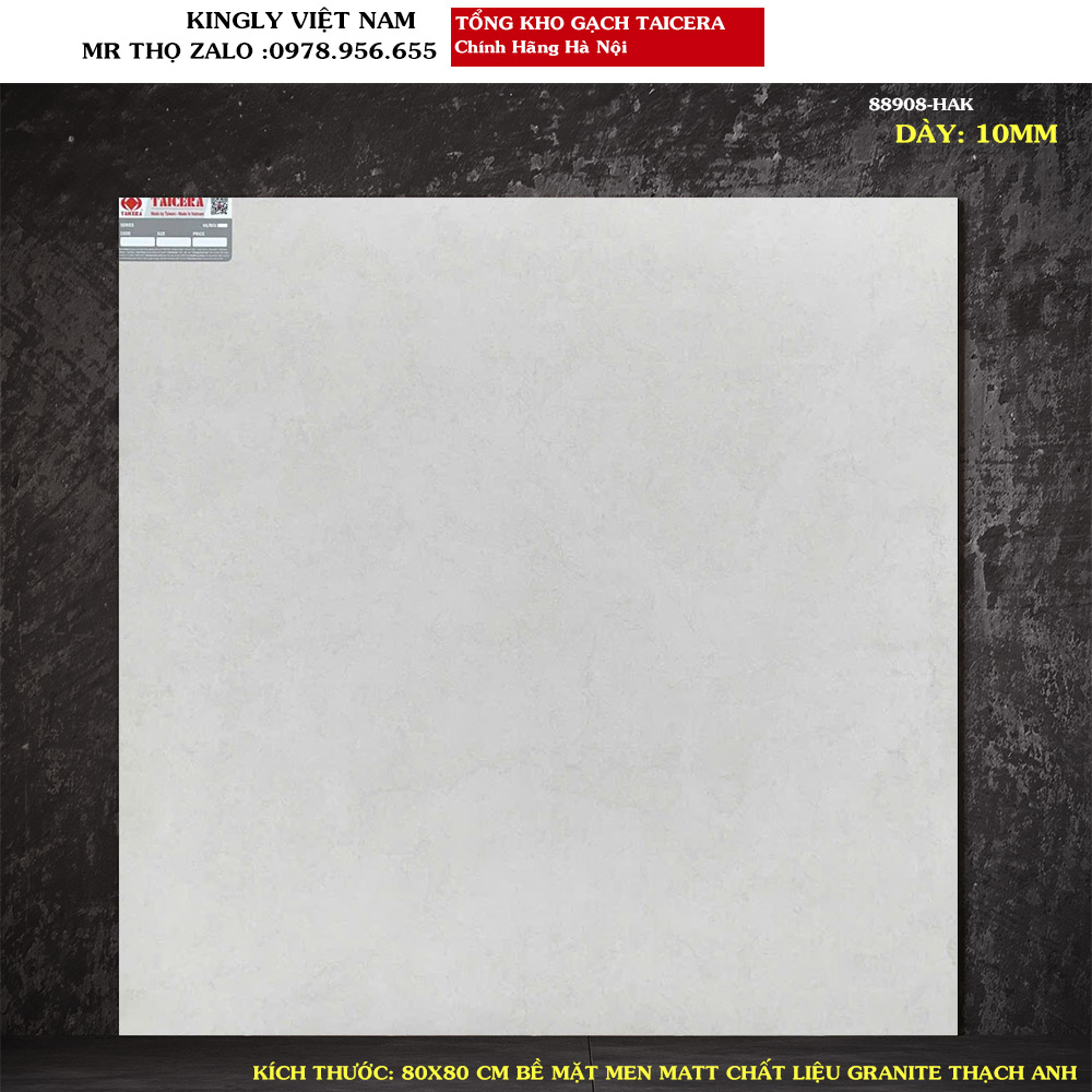 Gạch lát nền Granite Taicera 80x80 88908 Loại A1